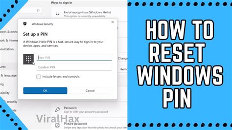 PIN reset .